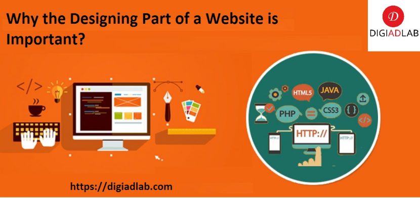 Why the designing part of a website is important?