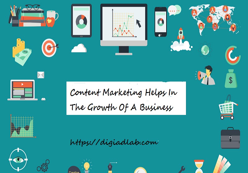 content marketing helps in the growth of a business